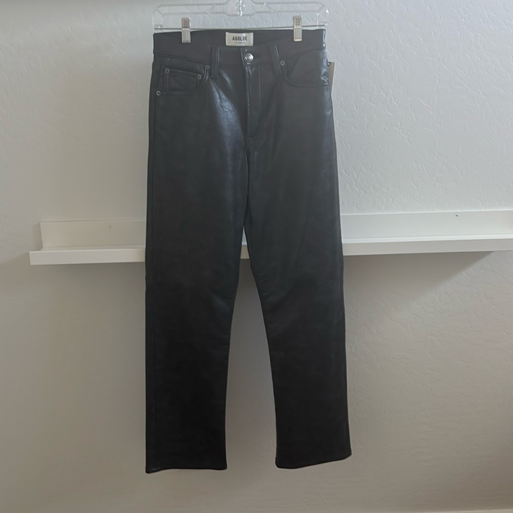 AGOLDE NWT leather pants. Size 25